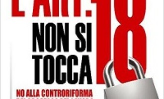 Parte oggi la campagna referendaria per salvare l’art. 18 dello Statuto dei lavoratori