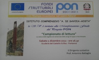 Prosegue il “Campionato di Lettura” all’Istituto Amedeo di Savoia Aosta
