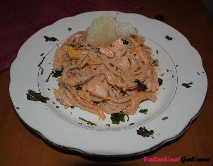 spaghetti pollo