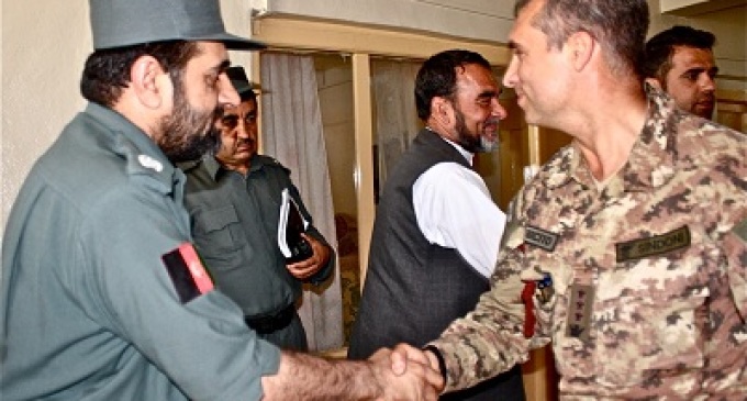 Afghanistan: il comandante della TSU-S incontra il governatore di Farah