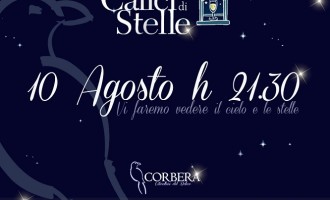Il 10 agosto “Calici di Stelle” con Cantina Corbera