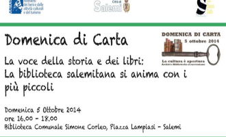 A Salemi “Domenica di Carta 2014: la voce della storia”
