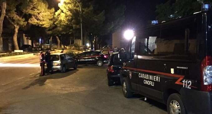 Alcamo: continua Operazione notti sicure dei Carabinieri durante il week-end