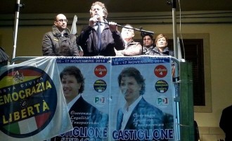 Campobello, candidato Castiglione: Dichiarazioni comizio piazza Nino Buffa