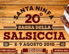 Santa Ninfa: tutto pronto per la sagra della salsiccia