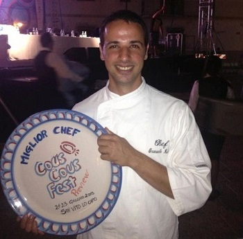 Lo chef Emanuele Russo