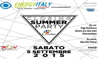 Sabato 5 settembre “Closing Campoallegro Summer Party”