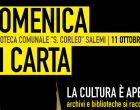 Salemi: l’11 ottobre sarà la “Domenica di Carta”