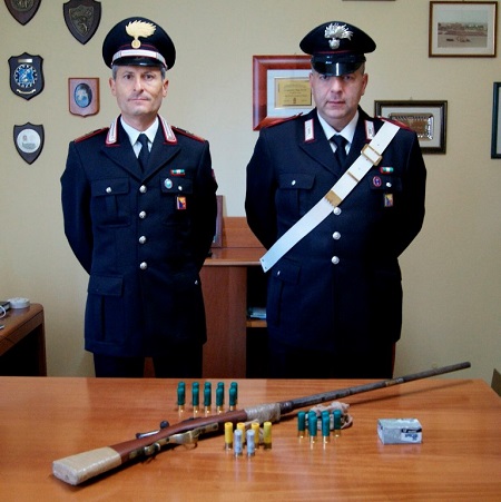 detenzione illegale armi e munizioni custonaci
