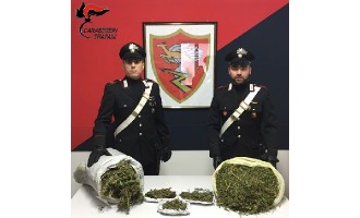 Marsala: nascondeva a casa oltre 4 kg di marijuana, arrestato dai Carabinieri