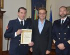 Castelvetrano: un attestato di civica benemerenza al Sottocapo Filippo Catalano che ha salvato due vite in mare