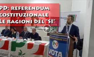 [VIDEO] Referendum costituzionale, le ragioni del SI – PD Sezione di Partanna