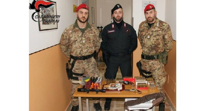 Castelvetrano: Carabinieri arrestano 77enne per illecita detenzione di armi e munizioni
