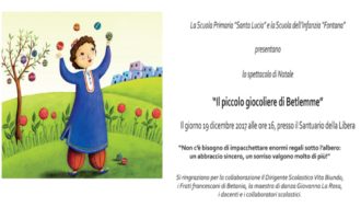 Partanna: “Il Piccolo Giocoliere di Betlemme”, lo spettacolo della Scuola Primaria “Santa Lucia” e d’Infanzia “Fontana”