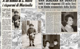 A 50 anni dal Terremoto nel Belice: la storia di Marinella che donò i suoi risparmi al piccolo Vincenzo