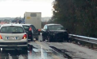 Ghiaccio in autostrada. Incidente tra Santa Ninfa e Castelvetrano (Foto)