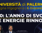 Il 6 dicembre a Palermo la II edizione dell’“Energy Conference”, l’evento nazionale dedicato alle energie rinnovabili